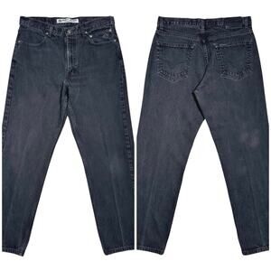 Harley Davidson | Men | Black Faded Wash Straight Leg Jeans | Size 34x30
